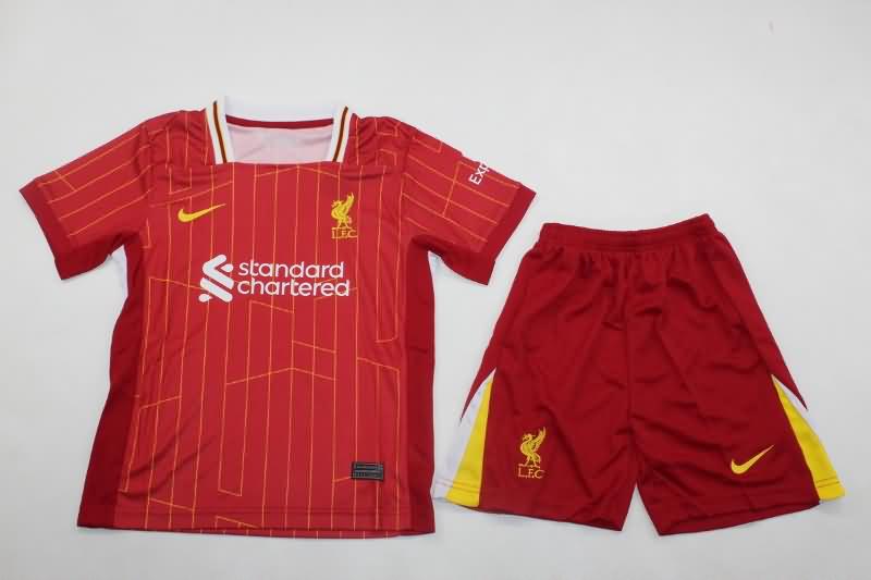 Kids Liverpool Soccer Jersey Home Replica 24/25