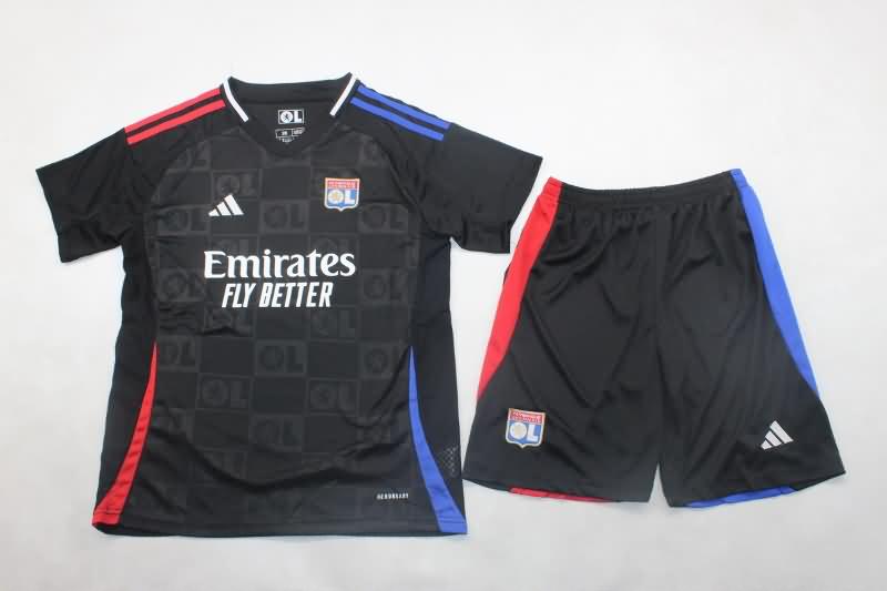 Kids Lyon Soccer Jersey Away Replica 24/25