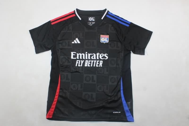 Kids Lyon Soccer Jersey Away Replica 24/25