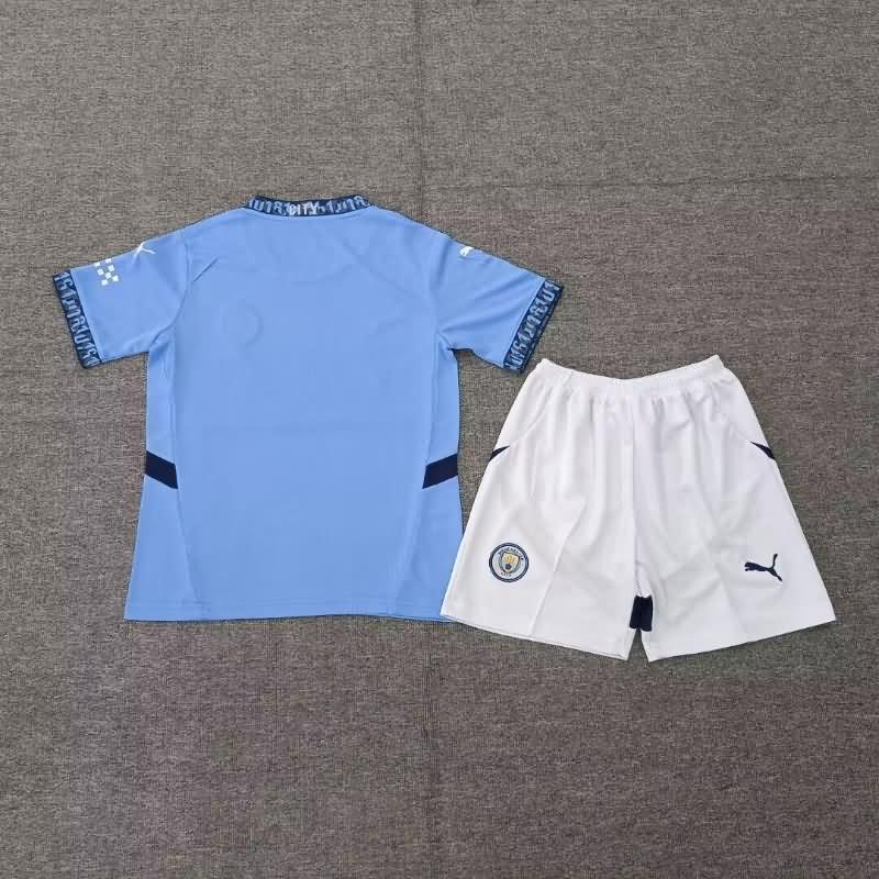 Kids Manchester City Soccer Jersey Home Replica 24/25