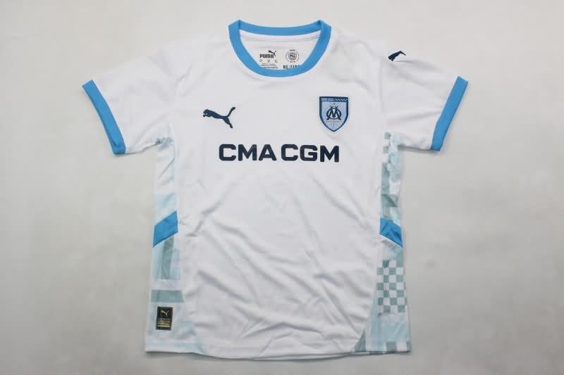 Kids Marseilles Soccer Jersey Home Replica 24/25