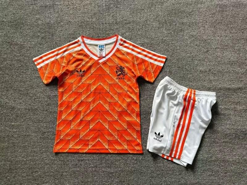 Kids Netherlands Soccer Jersey Home Replica 1988