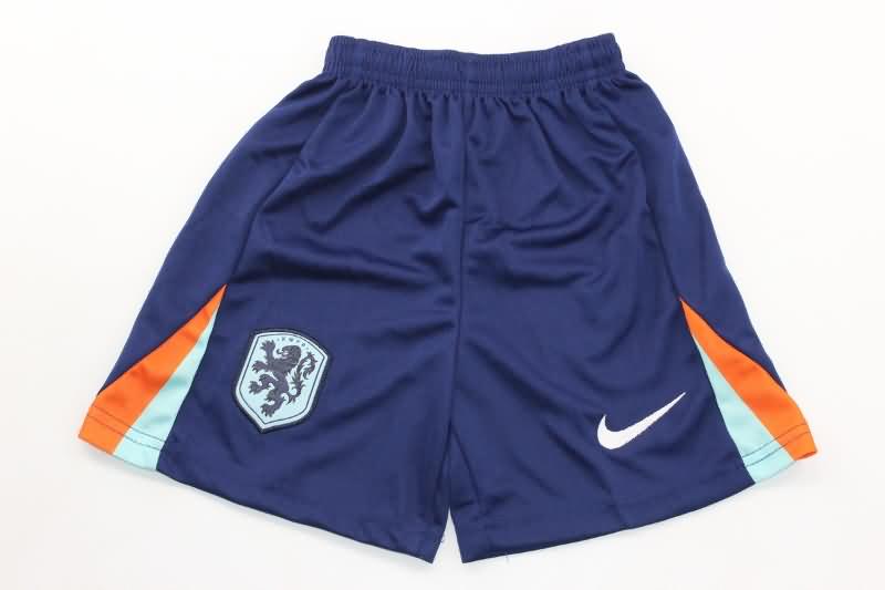 Kids Netherlands Soccer Jersey Away Replica 2024