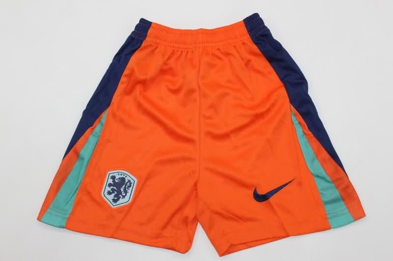 Kids Netherlands Soccer Jersey Home Replica 2024