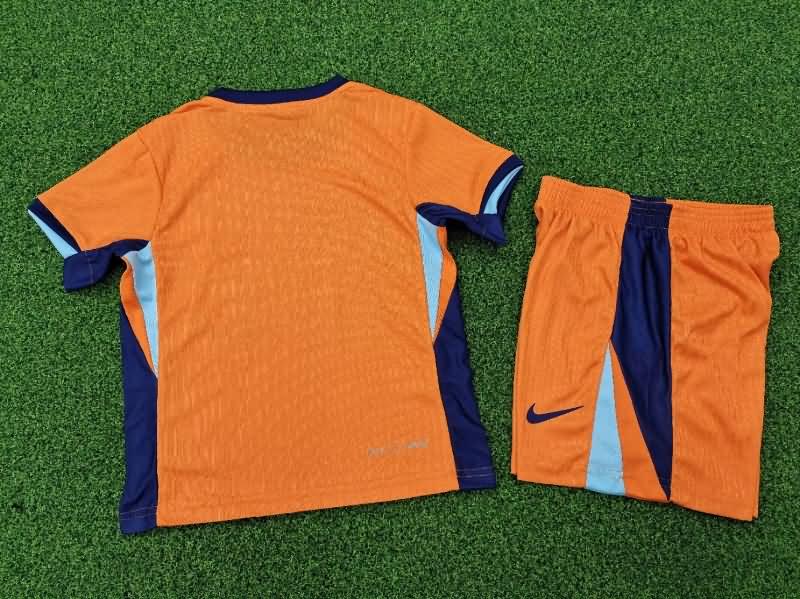 Kids Netherlands Soccer Jersey Home (Player) 2024