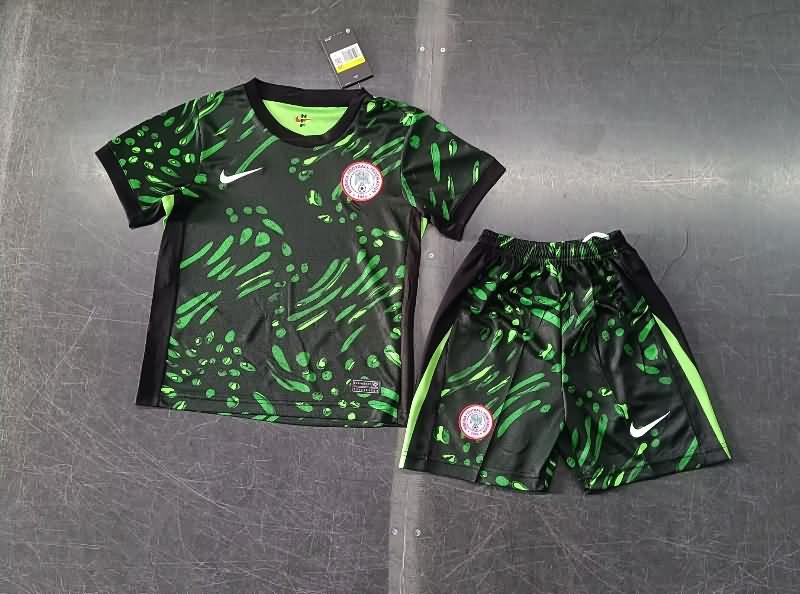 Kids Nigeria Soccer Jersey Green Replica 2024