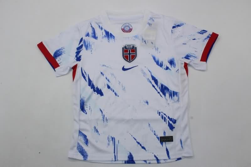 Kids Norway Soccer Jersey Away Replica 2024