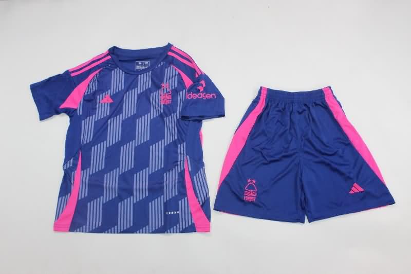 Kids Nottingham Forest Soccer Jersey Away Replica 24/25
