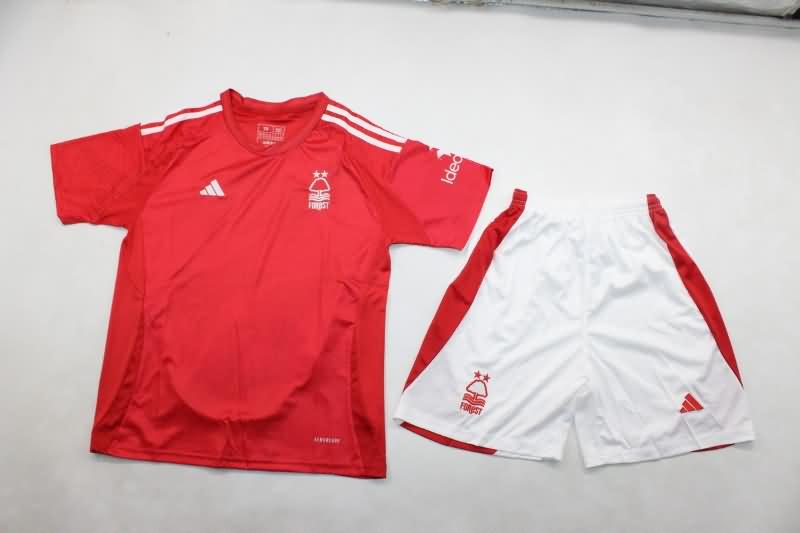 Kids Nottingham Forest Soccer Jersey Home Replica 24/25