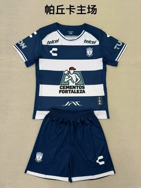 Kids Pachuca Soccer Jersey Home Replica 24/25