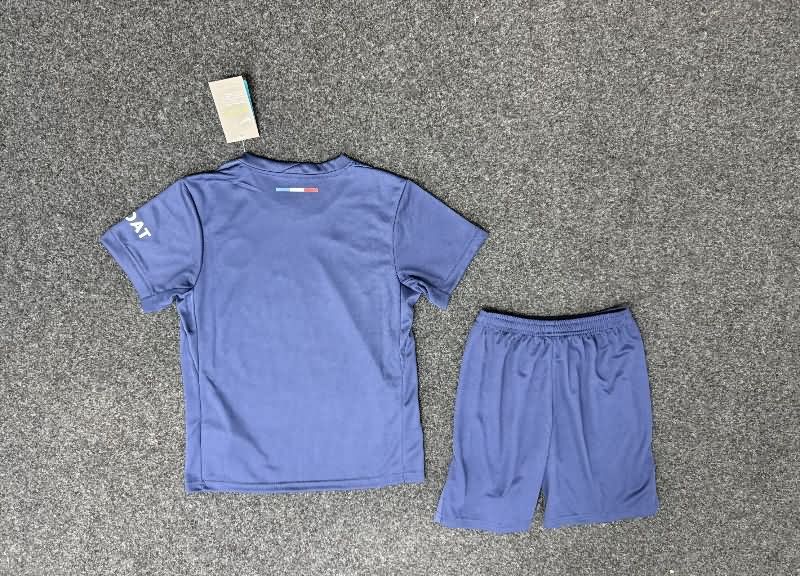 Kids Paris St German 24/25 Home Soccer Jersey And Shorts With Star