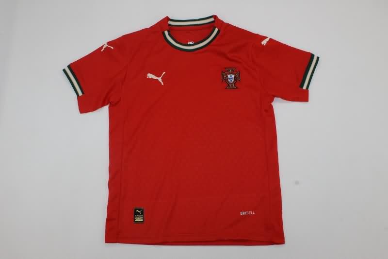 Kids Portugal Soccer Jersey Home Replica 2025