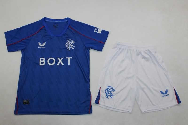 Kids Rangers Soccer Jersey Home Replica 24/25