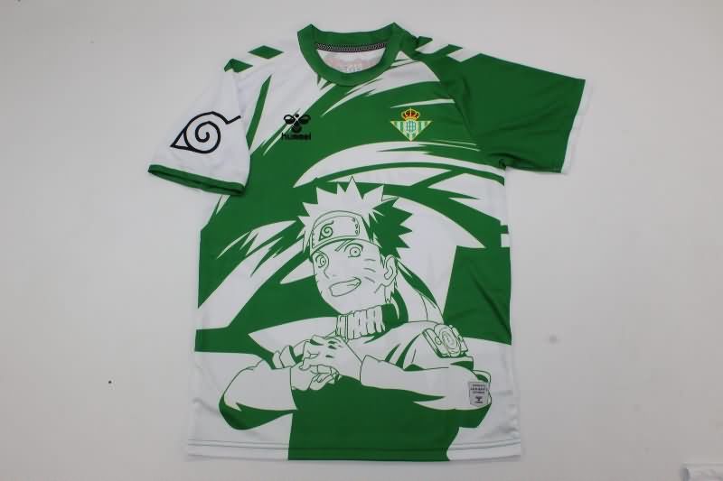 Kids Real Betis 24/25 Special Soccer Jersey And Shorts 02