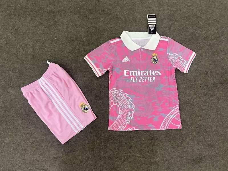 Kids Real Madrid 24/25 Special Soccer Jersey And Shorts 04