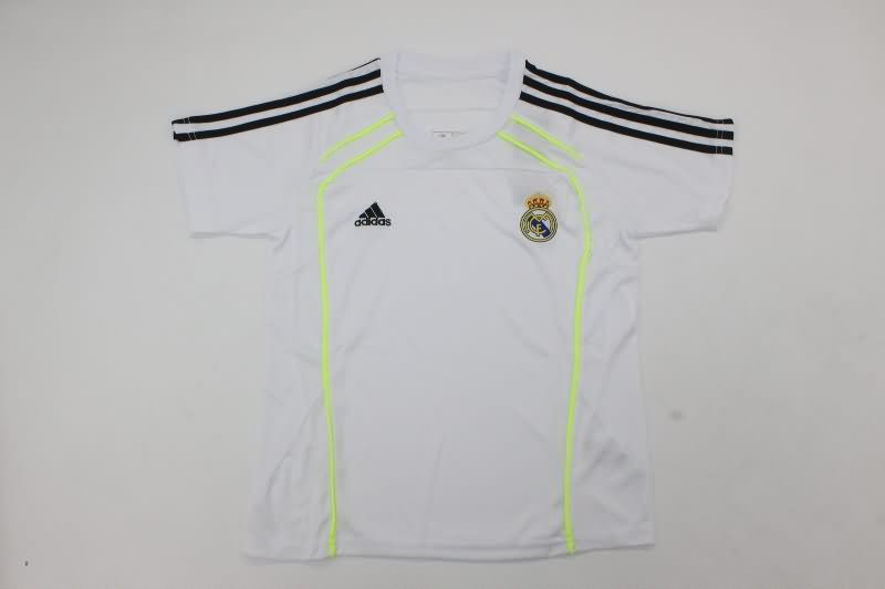Kids Real Madrid 24/25 Training Soccer Jersey And Shorts 03
