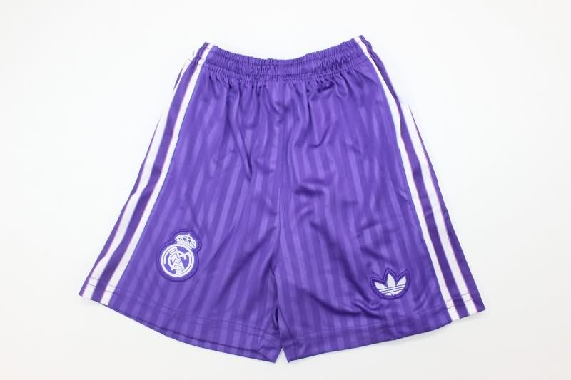 Kids Real Madrid 24/25 White Soccer Jersey And Shorts