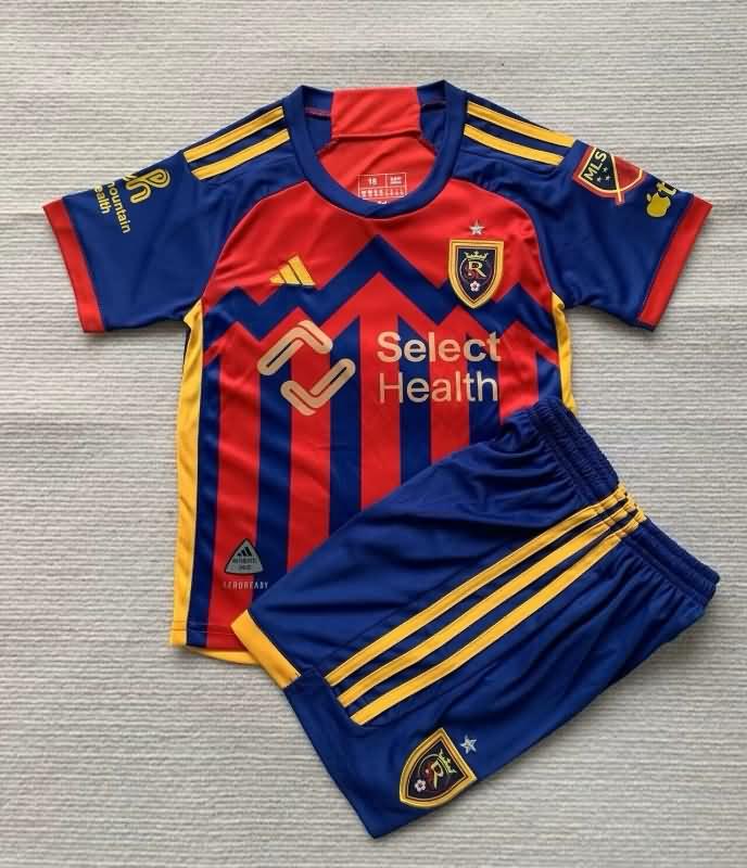 Kids Real Salt Lake Soccer Jersey Home Replica 2024