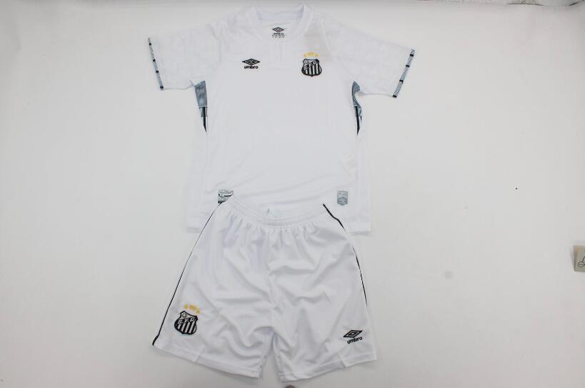 Kids Santos Soccer Jersey Home Replica 2024