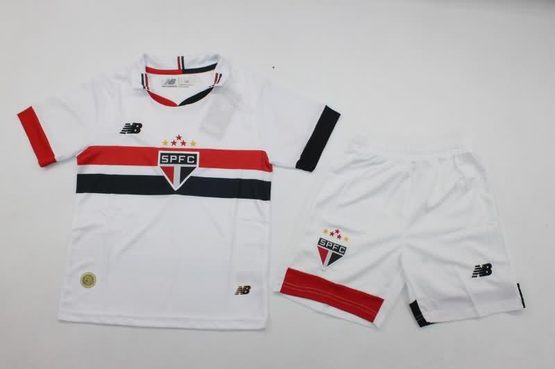 Kids Sao Paulo Soccer Jersey Home Replica 2024