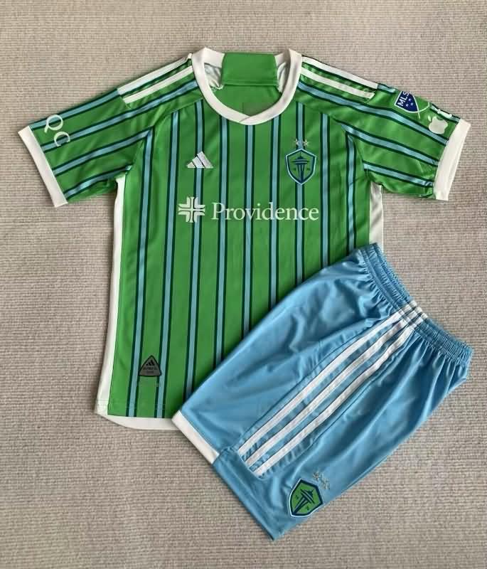 Kids Seattle Sounders Soccer Jersey Home Replica 2024