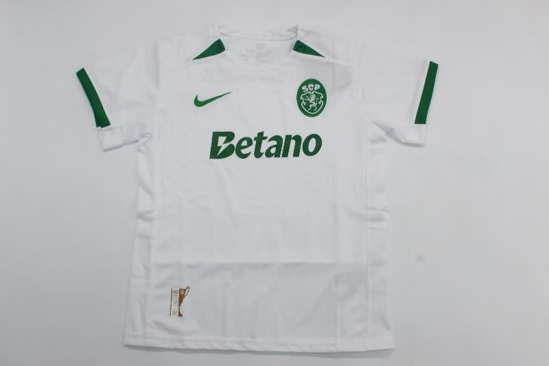 Kids Sporting Lisbon Soccer Jersey Away Replica 24/25