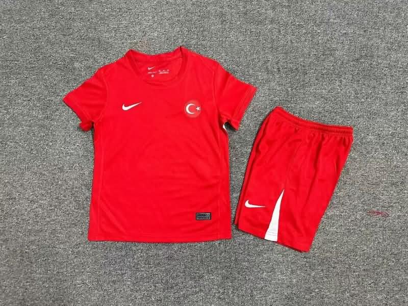 Kids Turkey Soccer Jersey Home Replica 2024