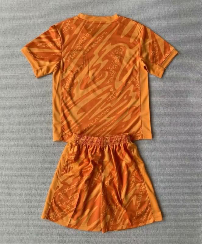 Kids USA Soccer Jersey Copa America Goalkeeper Orange Replica 2024