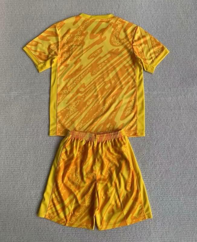 Kids USA Soccer Jersey Copa America Goalkeeper Yellow Replica 2024