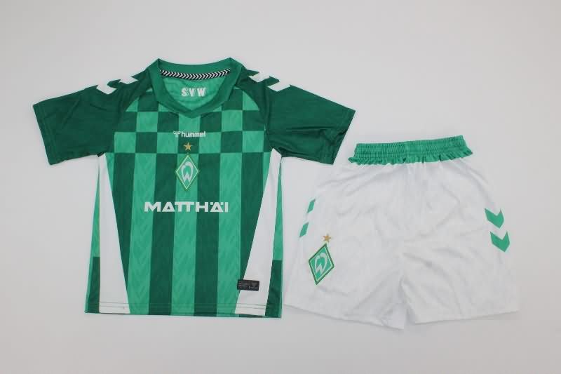 Kids Werder Bremen Soccer Jersey Home Replica 24/25