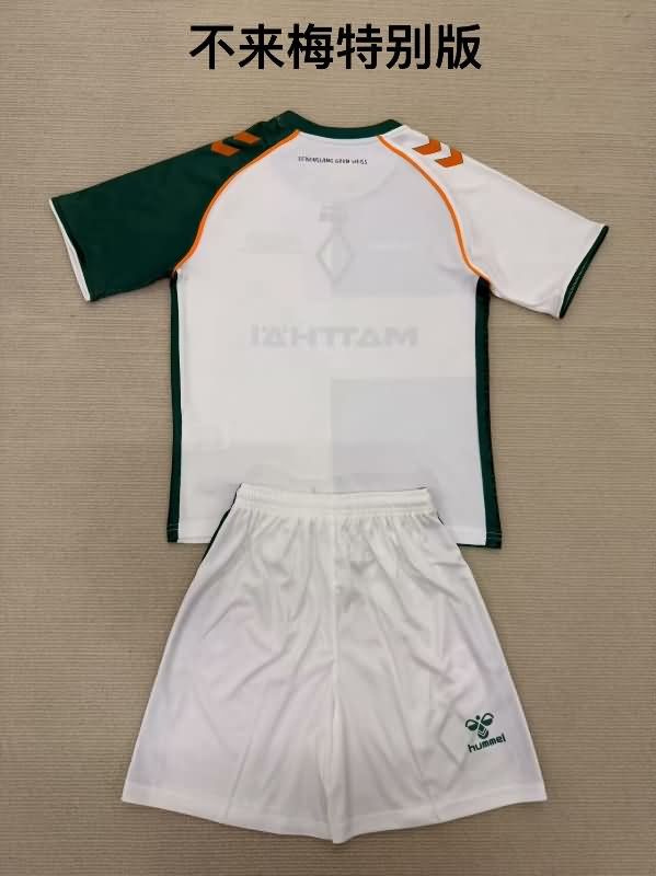 Kids Werder Bremen 24/25 Special Soccer Jersey And Shorts