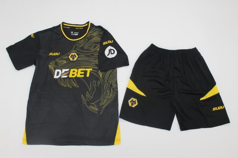 Kids Wolves Soccer Jersey Away Replica 24/25