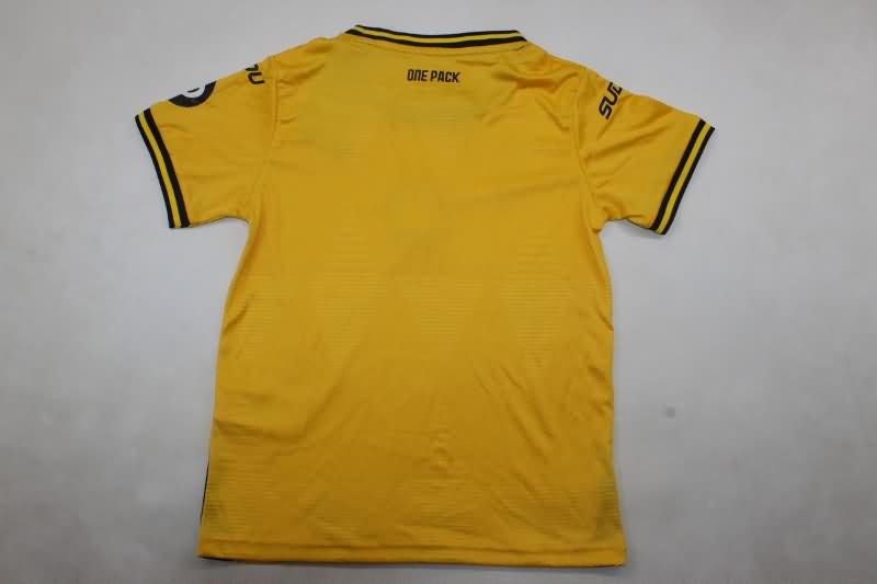 Kids Wolves Soccer Jersey Home Replica 24/25