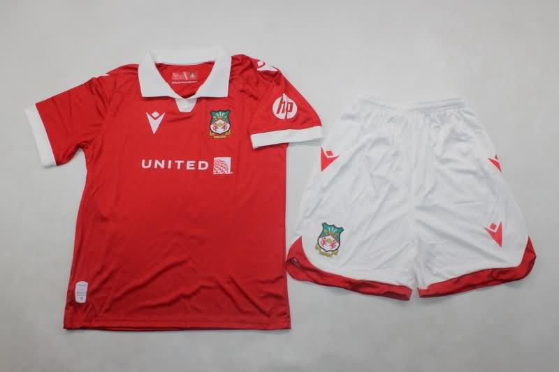 Kids Wrexham Soccer Jersey Home Replica 24/25
