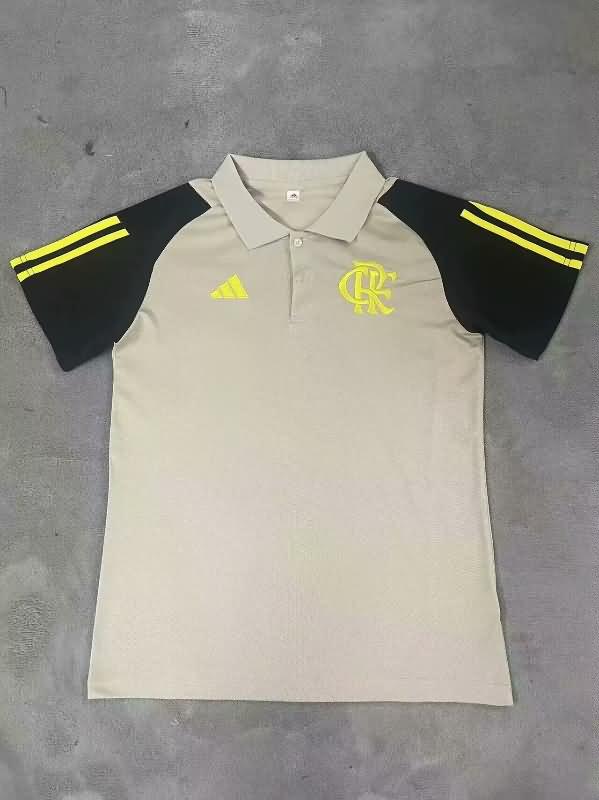 Flamengo Soccer Jersey Grey Polo Replica 2024
