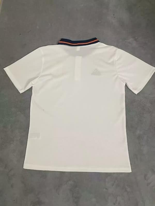 Spain Soccer Jersey White Polo Replica 2024