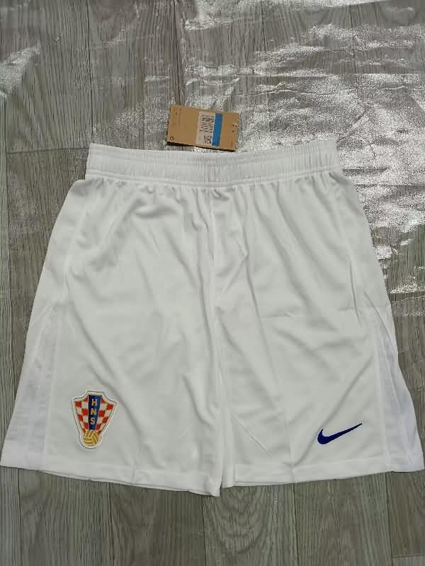Croatia Soccer Shorts Home Replica 2024