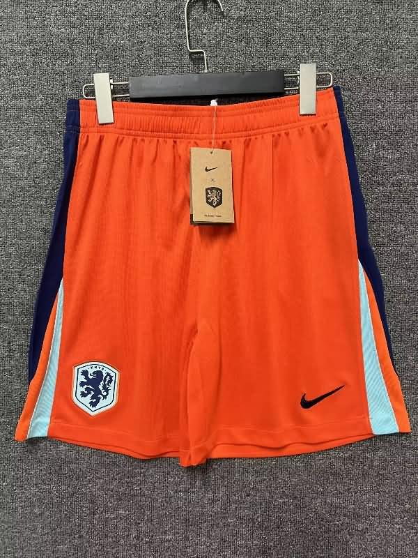 Netherlands Soccer Shorts Home Replica 2024