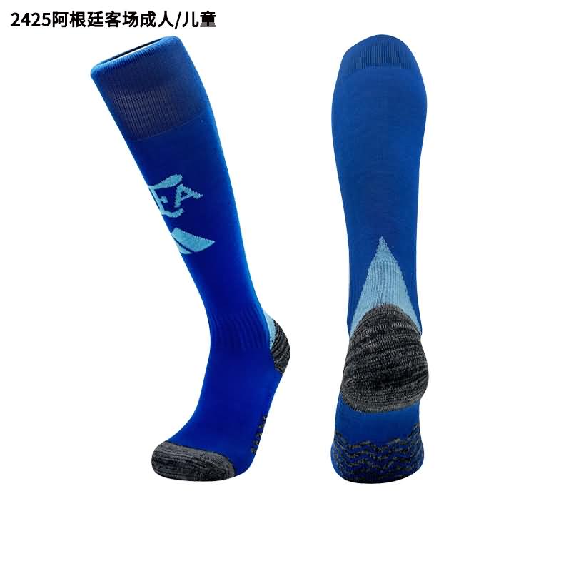 Argentina Soccer Socks Away Replica 2024