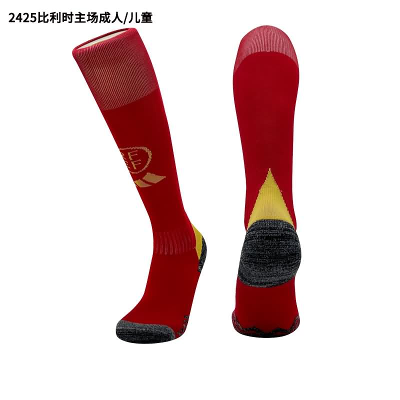 Belgium Soccer Socks Home Replica 2024