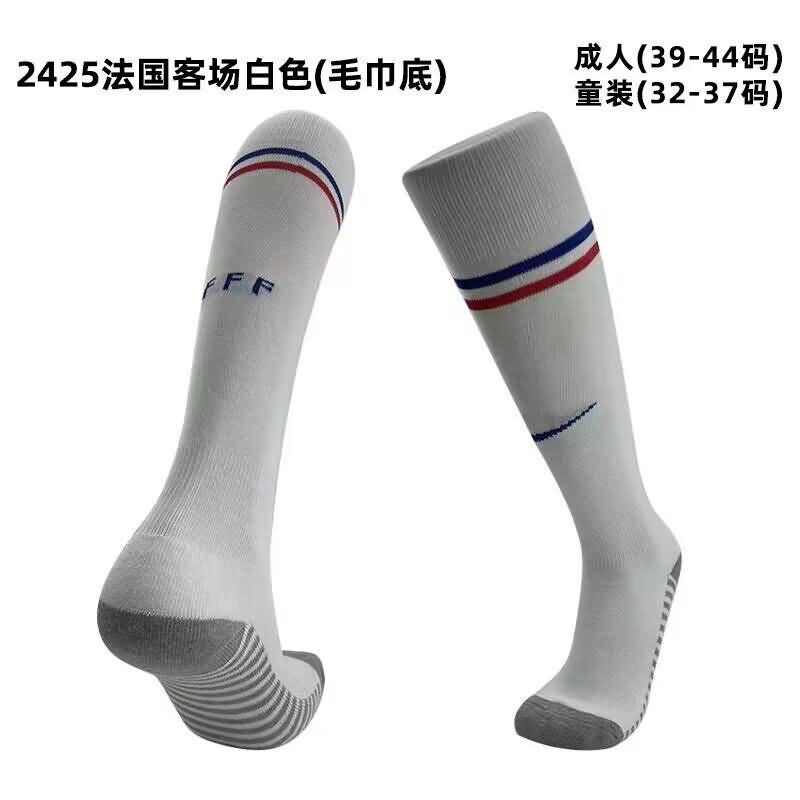 France Soccer Socks Away Replica 2024