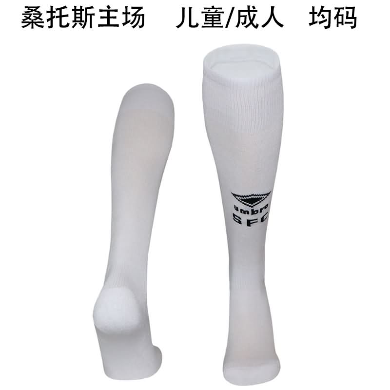 Santos Soccer Socks Home Replica 24/25