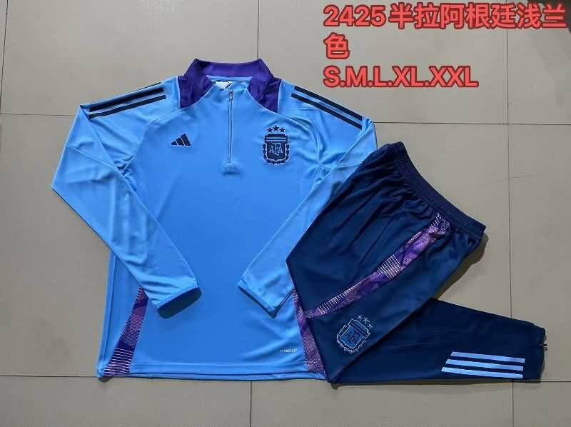 Argentina Soccer Tracksuit Blue Replica 2024