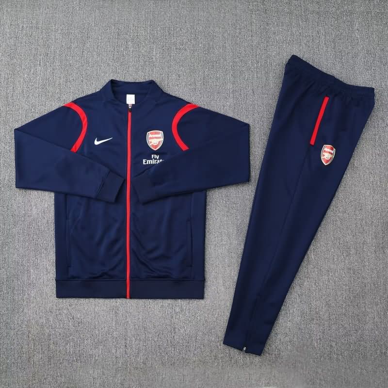 AAA Quality Arsenal 24/25 Dark Blue Soccer Tracksuit 07