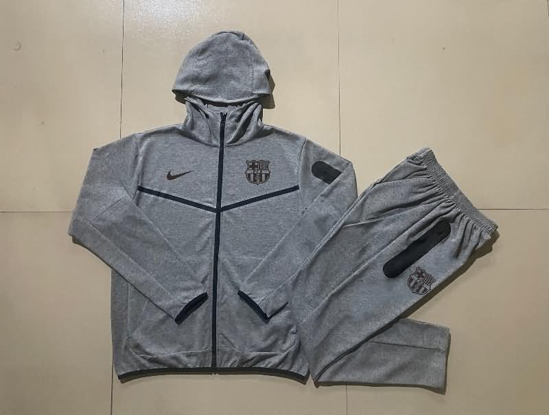 Barcelona Soccer Tracksuit Grey Replica 24/25