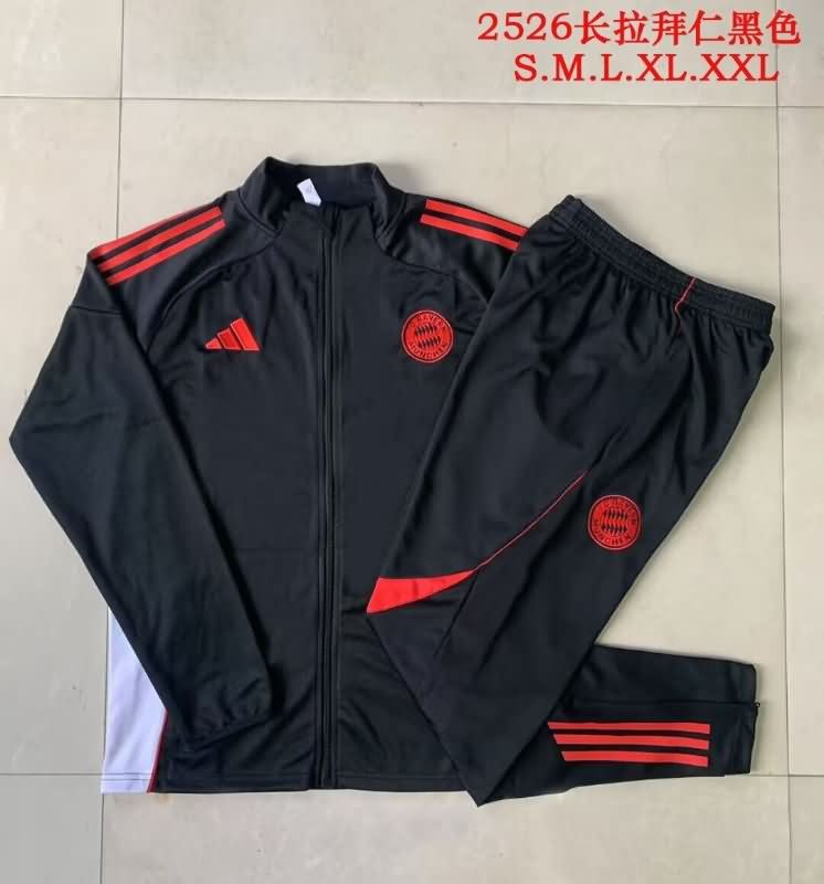 AAA Quality Bayern Munich 24/25 Black Soccer Tracksuit 02