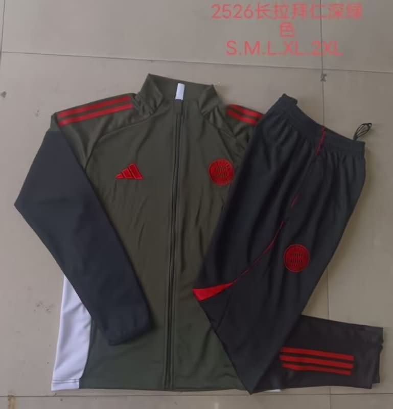 AAA Quality Bayern Munich 24/25 Dark Green Soccer Tracksuit