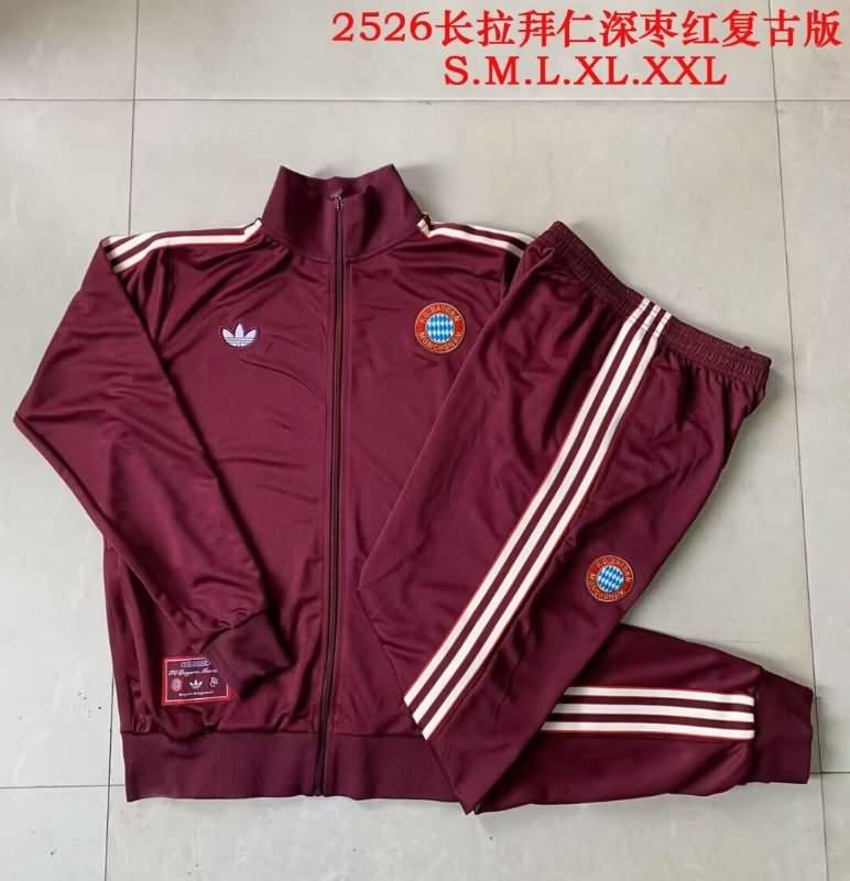 AAA Quality Bayern Munich 24/25 Red Soccer Tracksuit 07