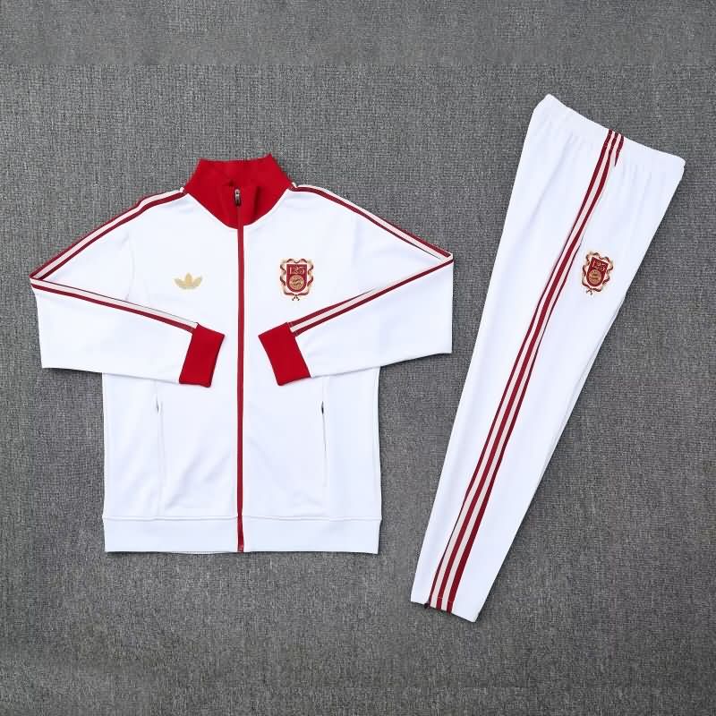 AAA Quality Bayern Munich 24/25 White Soccer Tracksuit 03