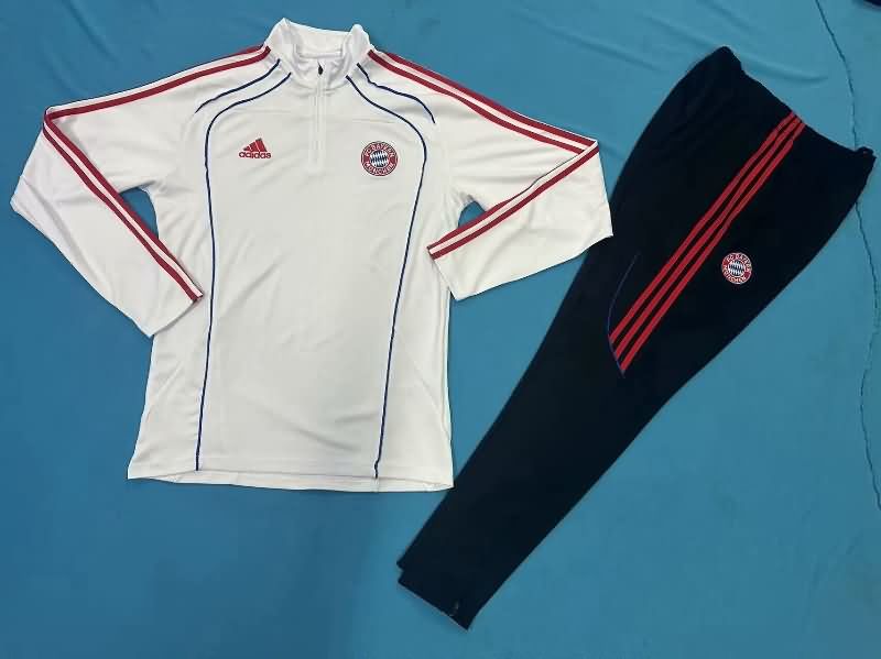 AAA Quality Bayern Munich 24/25 White Soccer Tracksuit 04